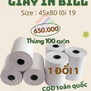 Giấy in bill 45x80